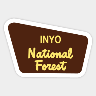 Inyo National Forest Sticker